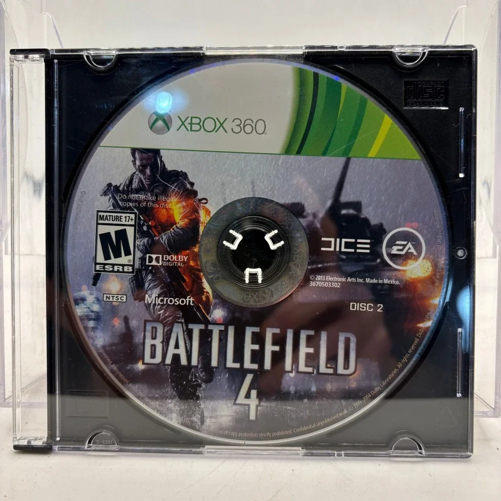 Battlefield 4 Xbox 360 Disc 2 Only Microsoft EA DICE 2013 Action FPS Game